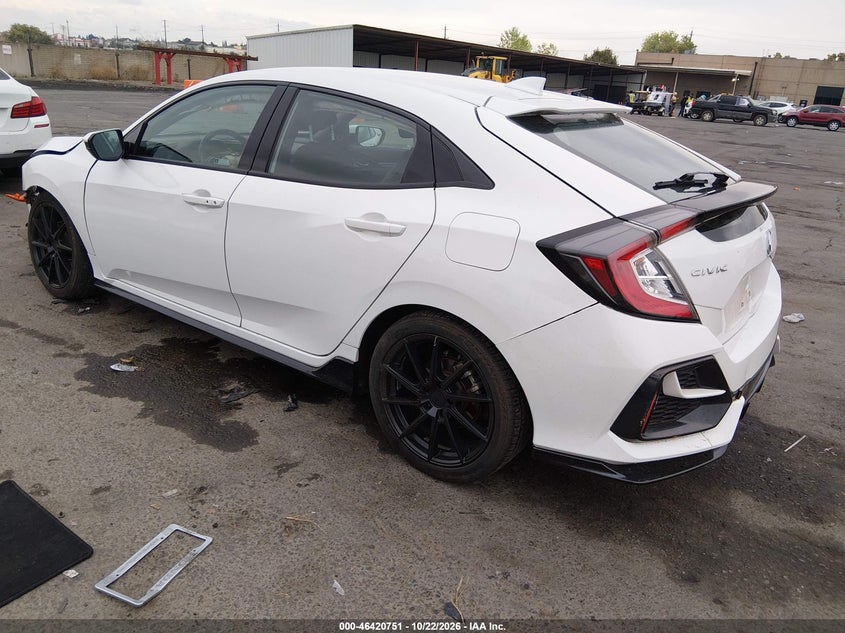 Vin: shhfk7h43lu414334, lot: 46921117, honda civic sport 20203