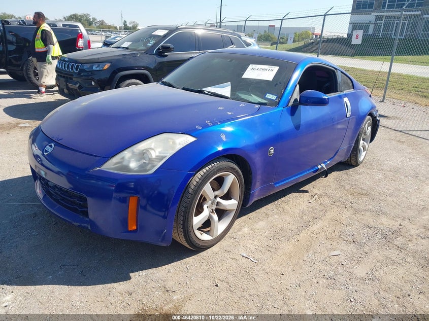 2007 Nissan 350Z, Левый зад, IAAI, VIN JN1BZ34D37M500592 — фото 2