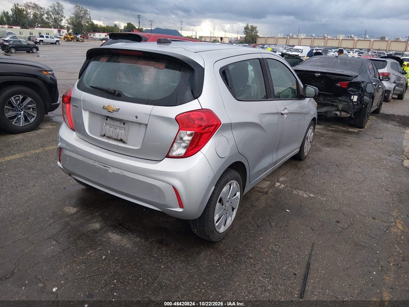 Vin: kl8cb6sa4hc820472, lot: 46921190, chevrolet spark ls cvt 20174