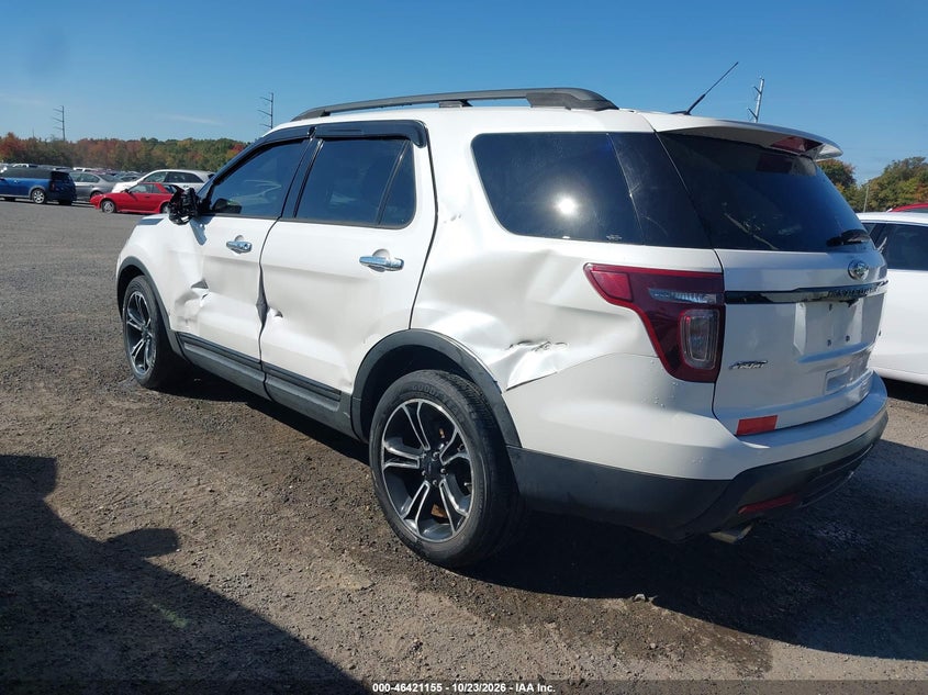 Vin: 1fm5k8gt3dgb55441, lot: 46921521, ford explorer sport 20133
