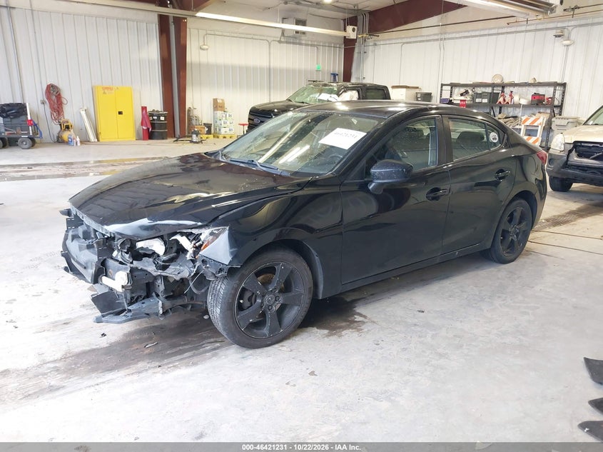 Vin: jm1bm1t76f1246310, lot: 46921597, mazda mazda3 i sv 20152