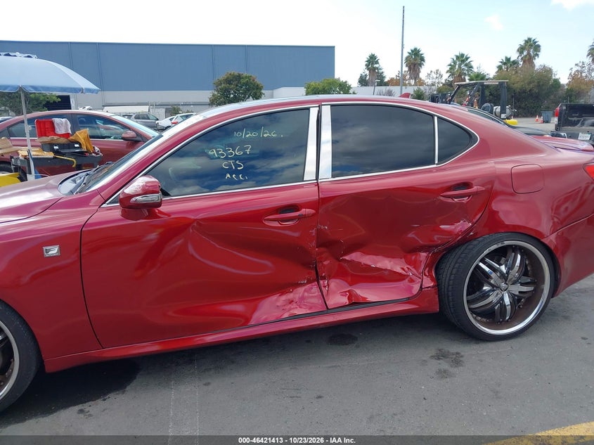 2011 Lexus Is 350 VIN: JTHBE5C25B5028000 Lot: 46421413