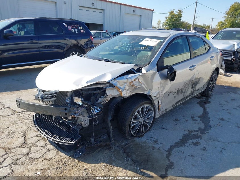 2016 Toyota Corolla S Plus, Front End, IAAI, VIN 2T1BURHEXGC489301 — photo 2