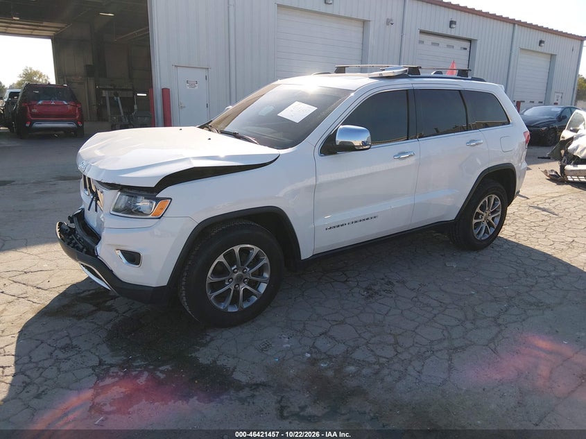 Vin: 1c4rjfbgxfc732919, lot: 46921823, jeep grand cherokee limited 20152