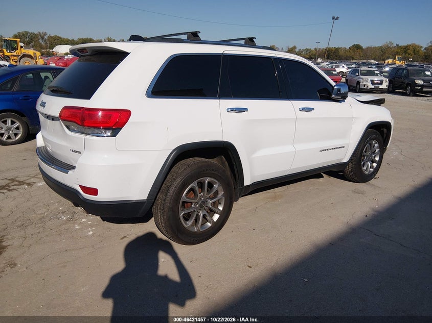 Vin: 1c4rjfbgxfc732919, lot: 46921823, jeep grand cherokee limited 20154