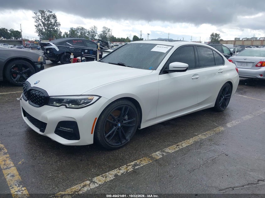2019 BMW 330I, Flood, IAAI, VIN WBA5R1C54KAK10331 — photo 2
