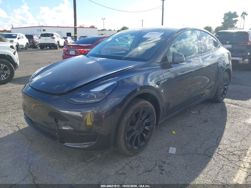 Vin: 7saygded9rf153477, lot: 46921878, tesla model y long range single motor rear-wheel drive/rwd 20242