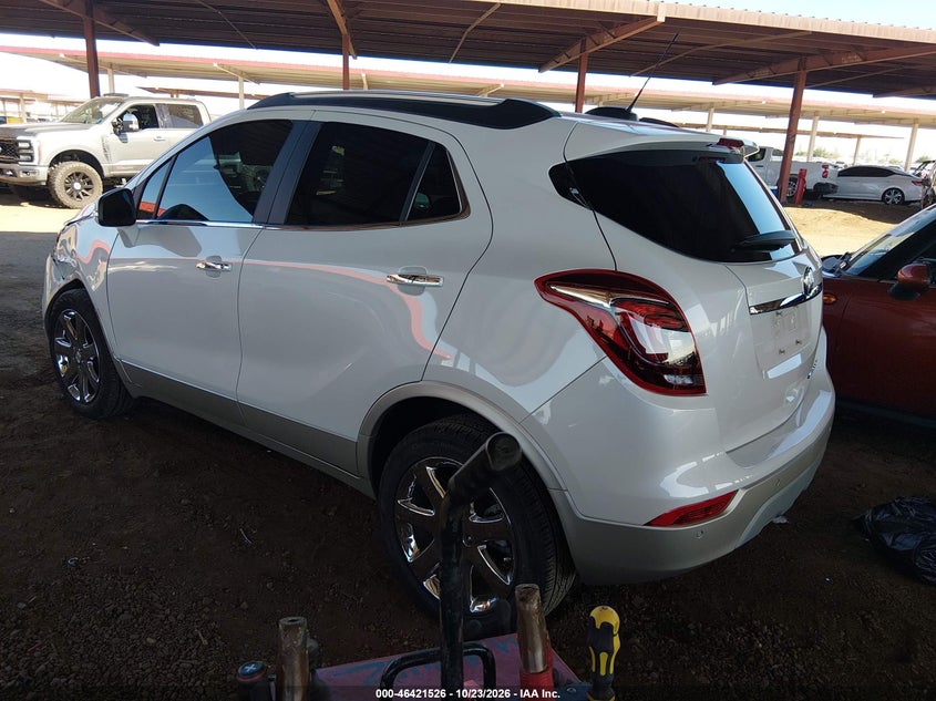 Vin: kl4cjcsm1kb938067, lot: 46921892, buick encore fwd essence 20193