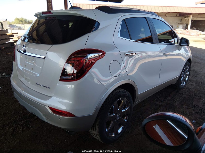 Vin: kl4cjcsm1kb938067, lot: 46921892, buick encore fwd essence 20194