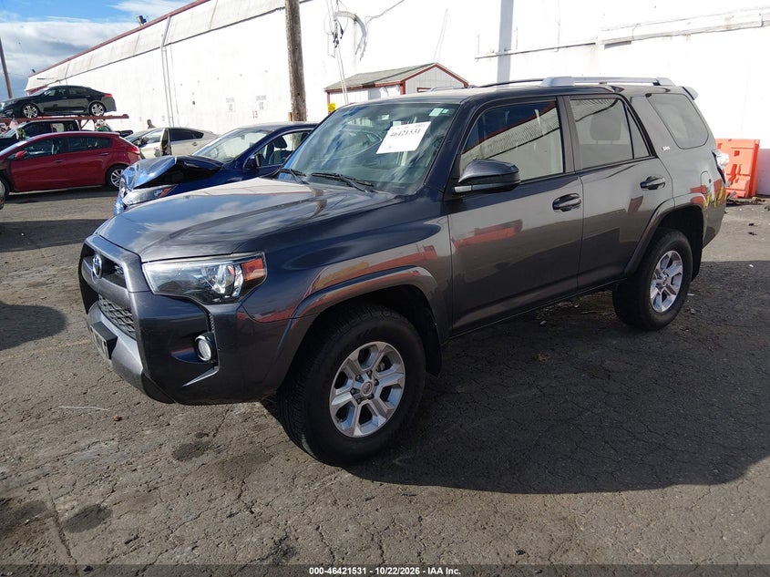 Vin: jtebu5jrxg5320362, lot: 46921897, toyota 4runner sr5 20162
