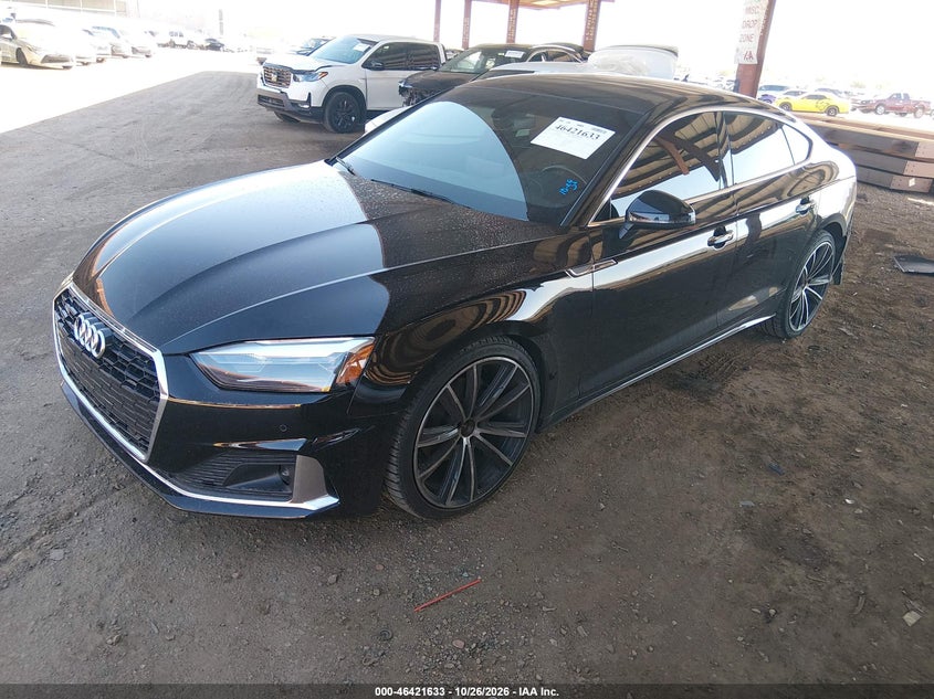 Vin: wauabcf50ma063020, lot: 46921999, audi a5 sportback premium 40 tfsi quattro s tronic 20212