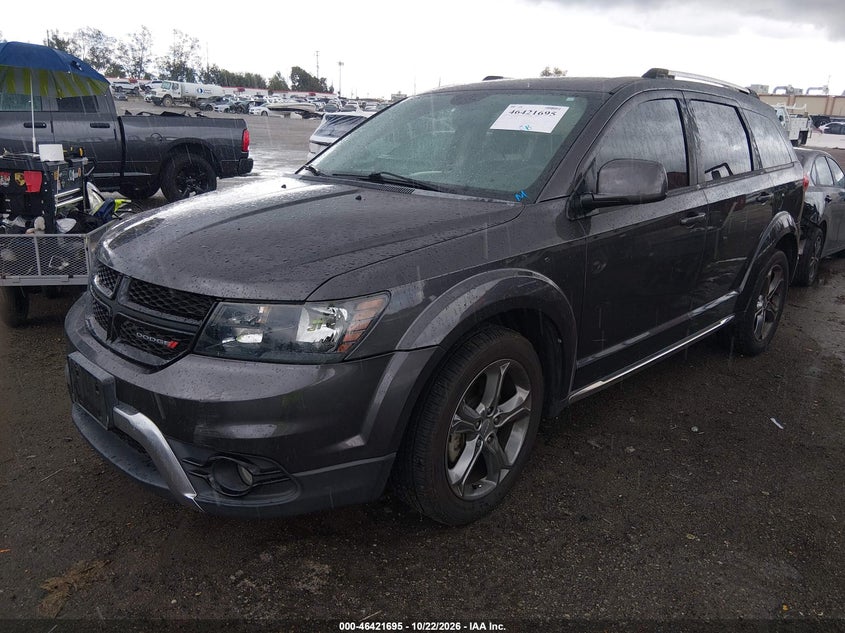 Vin: 3c4pdcgb8gt186508, lot: 46922061, dodge journey crossroad plus 20162