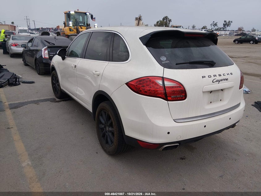 Vin: wp1aa2a21bla09612, lot: 46922253, porsche cayenne 20113