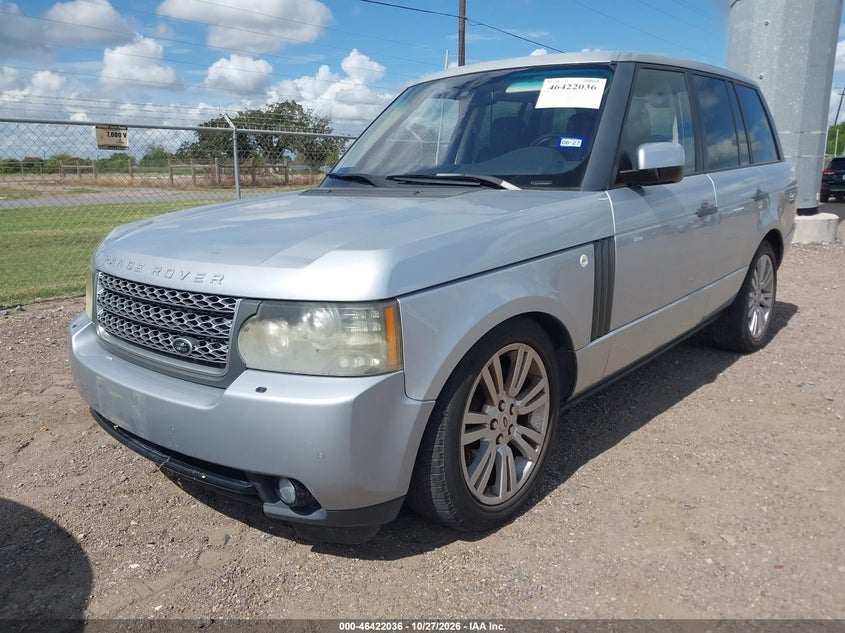 Vin: salmf1d42aa323604, lot: 46922402, land rover range rover hse 20102