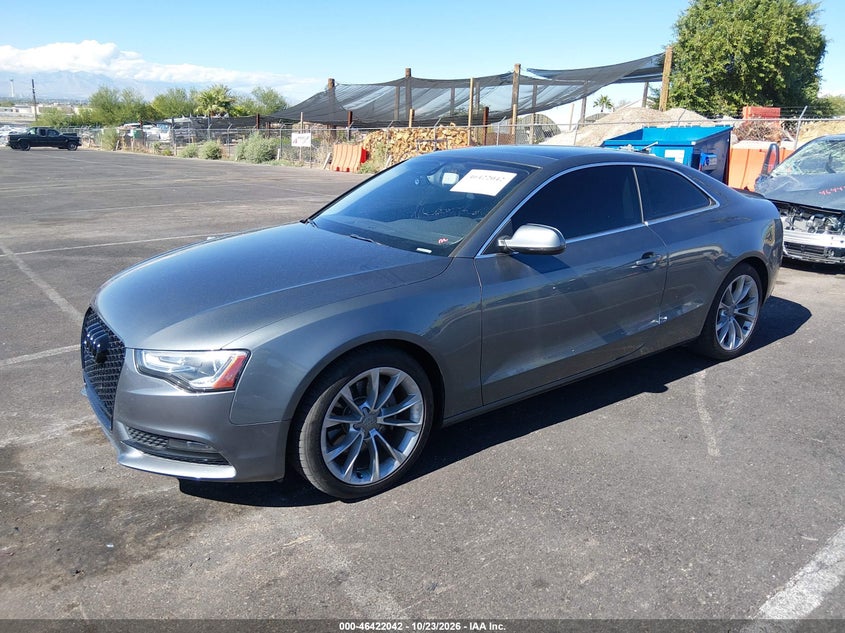 Vin: waulfafr8da001658, lot: 46922408, audi a5 2.0t premium 20132