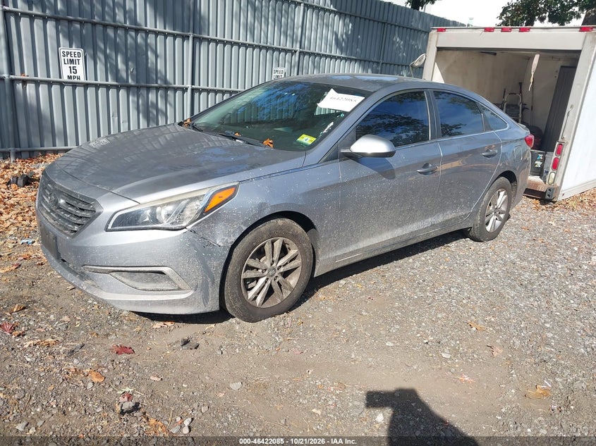 Vin: 5npe24af1hh565298, lot: 46922452, hyundai sonata 20172