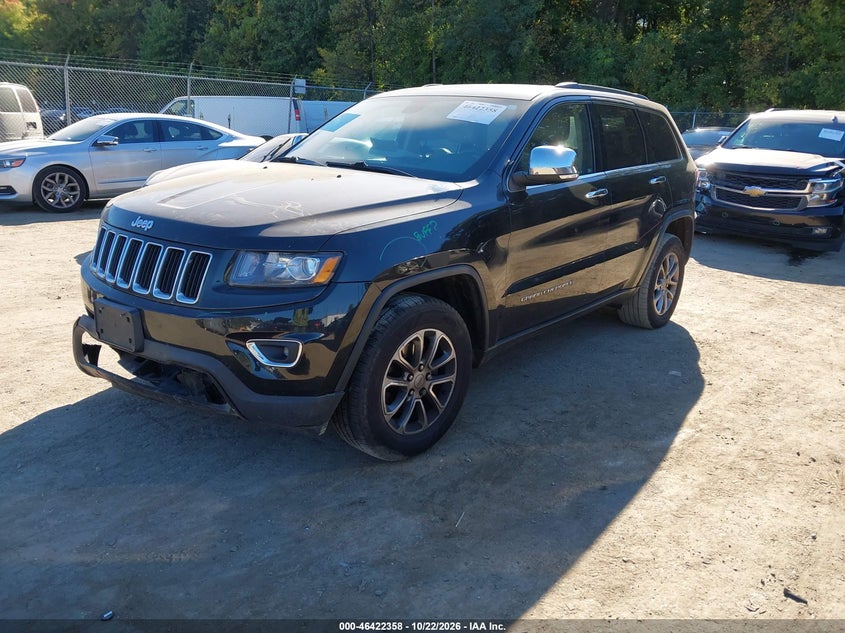 Vin: 1c4rjfbgxfc611422, lot: 46922725, jeep grand cherokee limited 20152