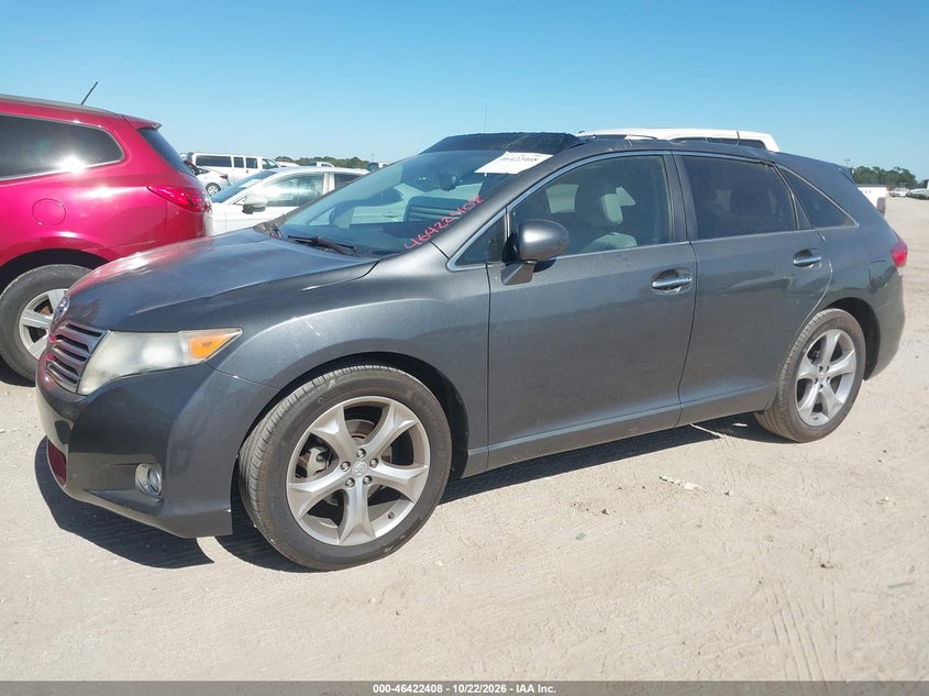 Vin: 4t3zk3bb1bu037140, lot: 46922775, toyota venza base v6 20112