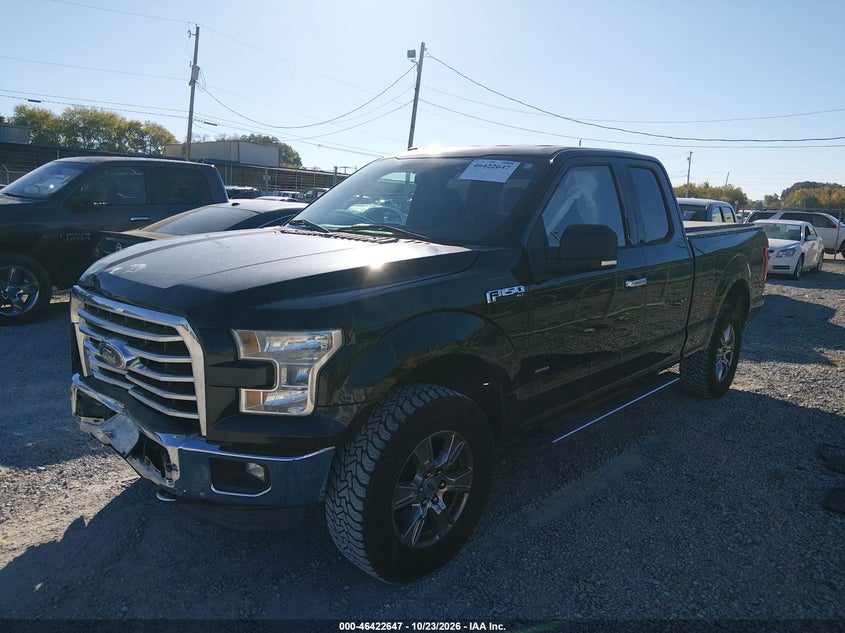 Vin: 1ftfx1eg7fkd23573, lot: 46923014, ford f-150 xlt 20152