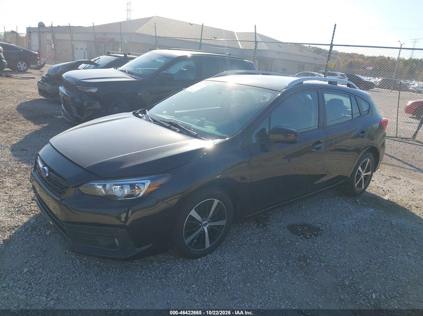 Vin: 4s3gtav69m3715825, lot: 46923032, subaru impreza premium 5-door 20212