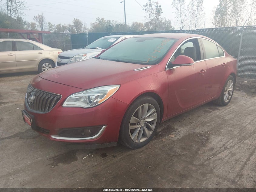Vin: 2g4gn5ex0f9246978, lot: 46923055, buick regal turbo/e-assist premium i 20152