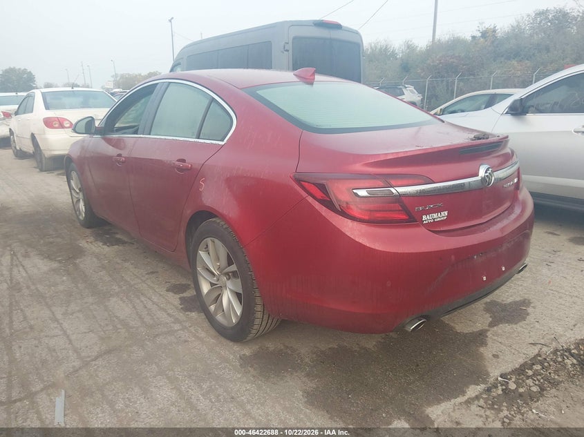 Vin: 2g4gn5ex0f9246978, lot: 46923055, buick regal turbo/e-assist premium i 20153
