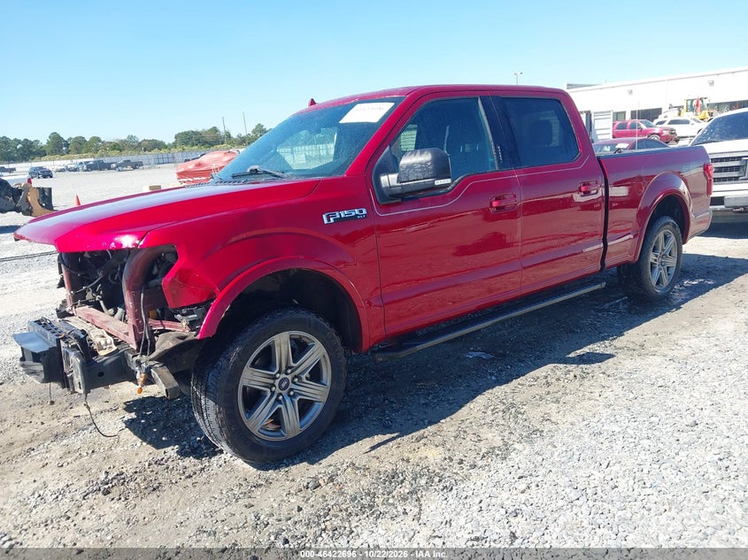 Vin: 1ftew1cp1jkc19221, lot: 46923063, ford f-150 xlt 20182