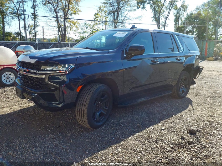 Vin: 1gnscled2pr211873, lot: 46923355, chevrolet tahoe 2wd commercial fleet 20232