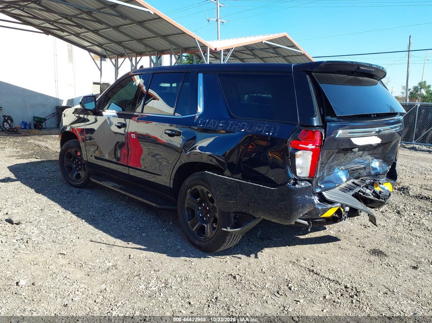 Vin: 1gnscled2pr211873, lot: 46923355, chevrolet tahoe 2wd commercial fleet 20233
