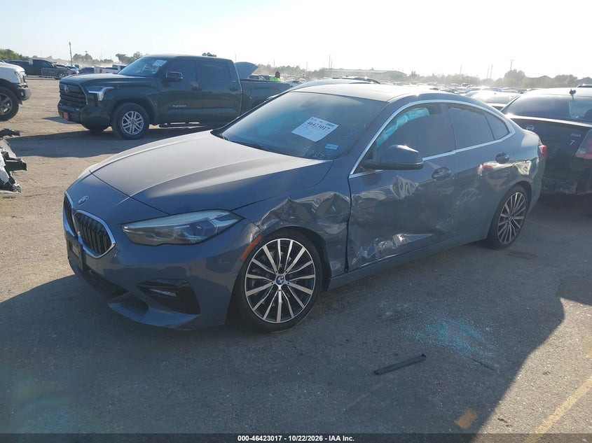 Vin: wba73ak09l7g05851, lot: 46923384, bmw 228i gran coupe xdrive 20202