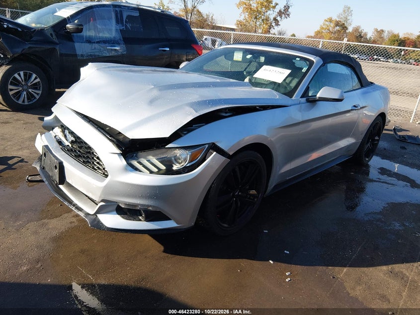 Vin: 1fatp8uh5h5230662, lot: 46923637, ford mustang ecoboost premium 20172