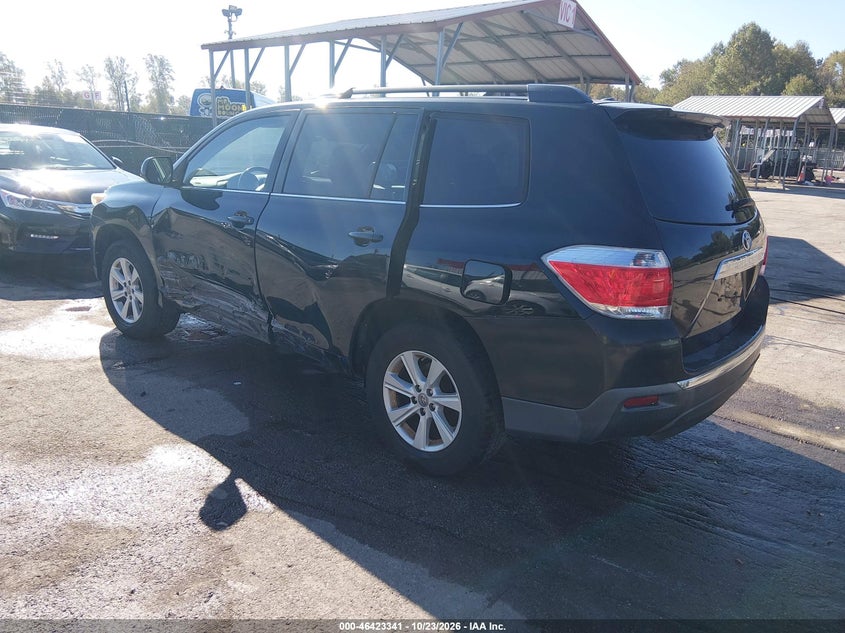 Vin: 5tdbk3eh8bs061776, lot: 46923699, toyota highlander se v6 20113