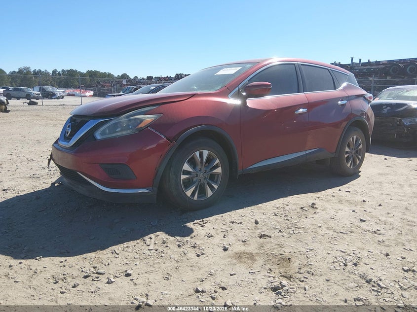 Vin: 5n1az2mg9jn169673, lot: 46923702, nissan murano s 20182