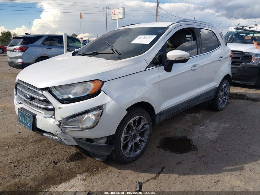 Vin: maj6p1wl3jc162109, lot: 46923716, ford ecosport titanium 20182