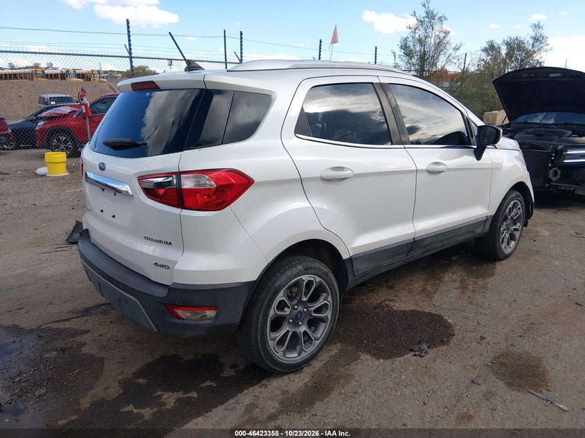 Vin: maj6p1wl3jc162109, lot: 46923716, ford ecosport titanium 20184