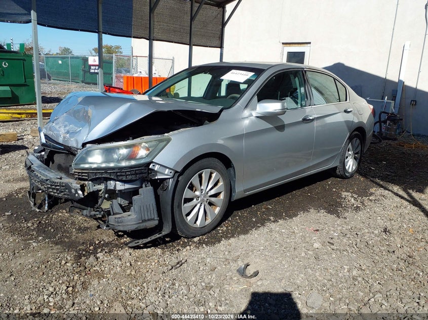 Vin: 1hgcr3f80fa015264, lot: 46923768, honda accord ex-l v-6 20152