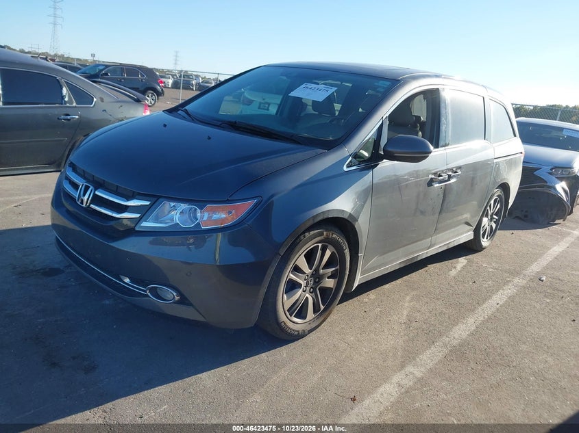 Vin: 5fnrl5h93gb088827, lot: 46923833, honda odyssey touring/touring elite 20162