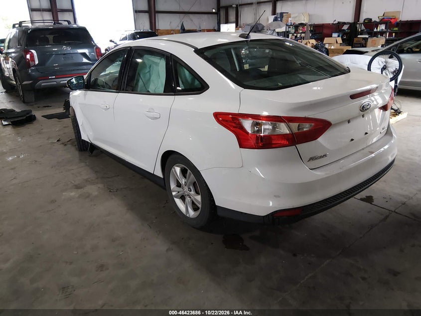 Vin: 1fadp3f24el407144, lot: 46924043, ford focus se 20143