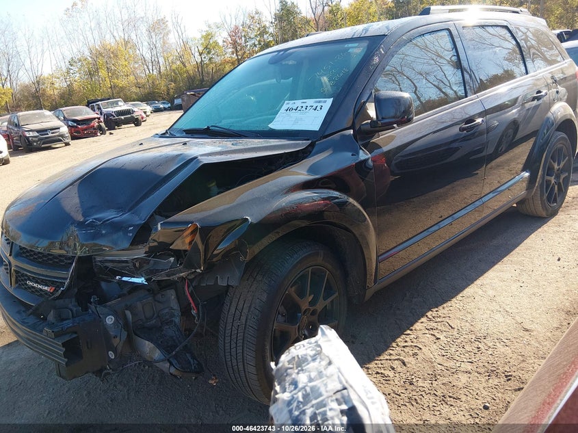 Vin: 3c4pdceg1ht582618, lot: 46924101, dodge journey gt 20172