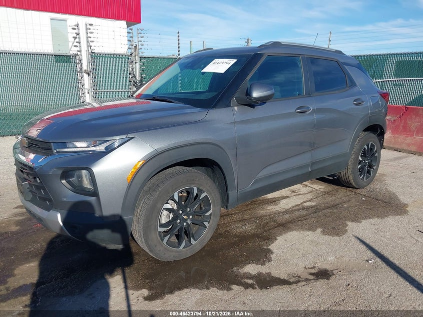 Vin: kl79mrsl9mb139722, lot: 46924152, chevrolet trailblazer awd lt 20212