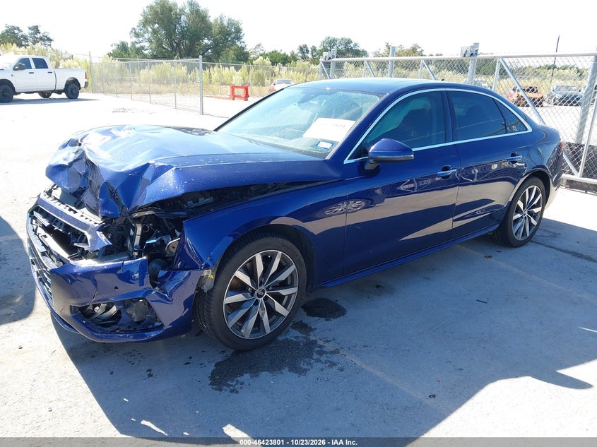 Vin: wauabaf45ma052302, lot: 46924159, audi a4 premium 40 tfsi quattro s tronic 20212