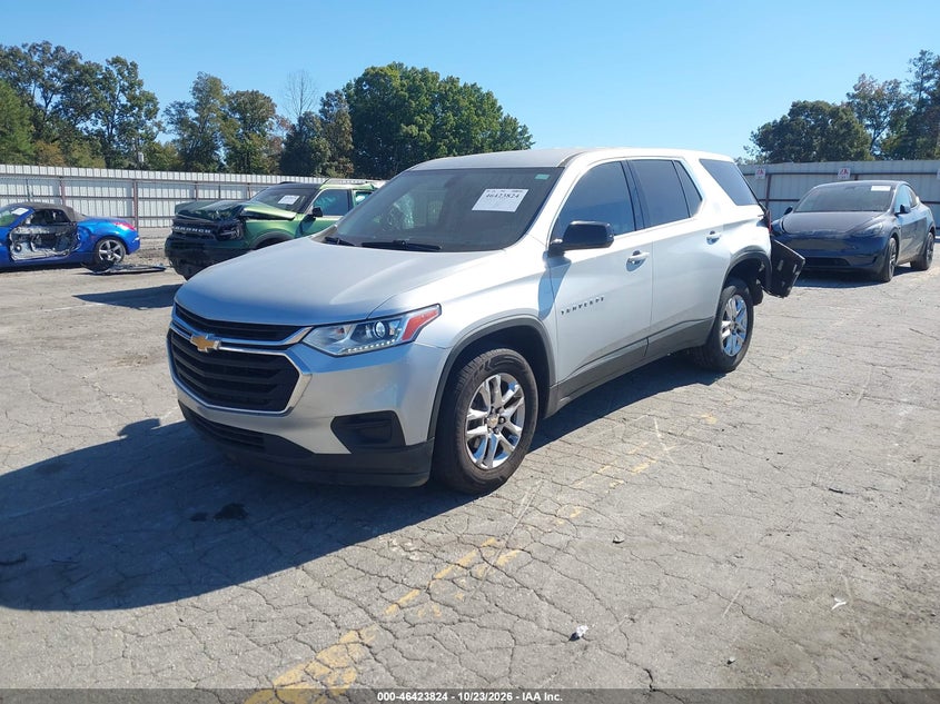 Vin: 1gnerfkwxkj125107, lot: 46924182, chevrolet traverse ls 20192