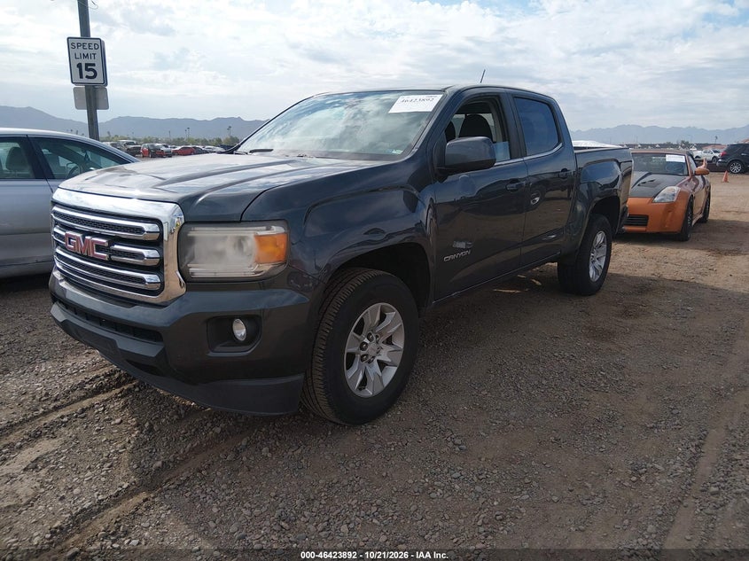 2016 GMC Canyon Sle, Обычный износ, IAAI, VIN 1GTG5CEA2G1386606 — фото 2