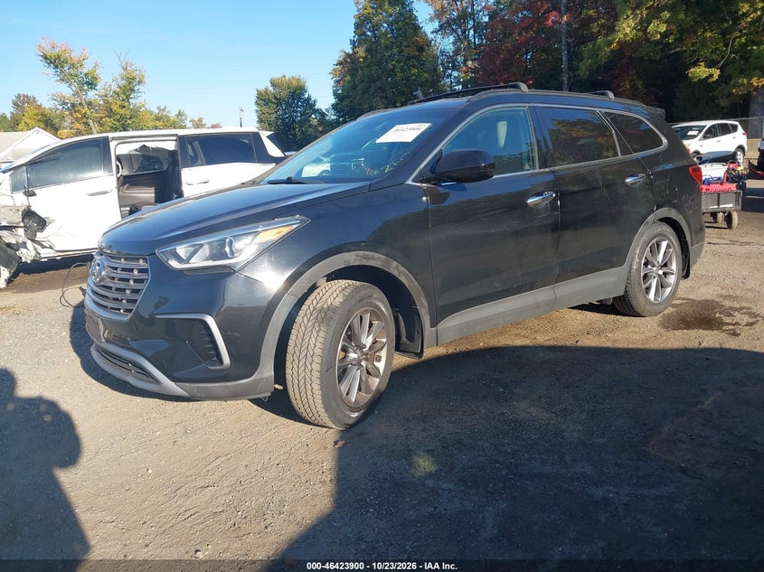Vin: km8sm4hf5hu250489, lot: 46924258, hyundai santa fe se 20172