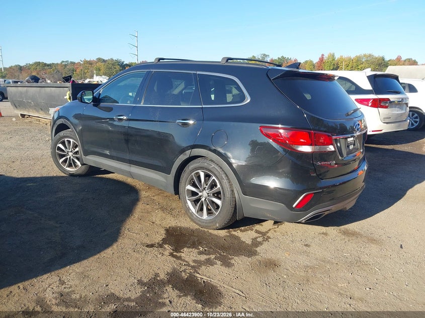 Vin: km8sm4hf5hu250489, lot: 46924258, hyundai santa fe se 20173