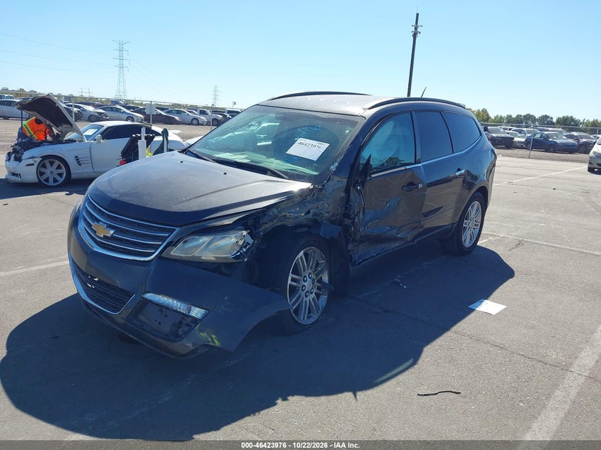 2015 Chevrolet Traverse 1Lt, Unknown, IAAI, VIN 1GNKRGKD2FJ228745 — photo 2