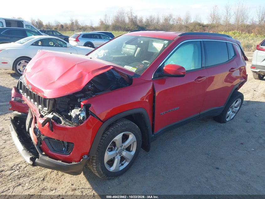Vin: 3c4njdbb4ht628666, lot: 46924340, jeep new compass latitude 4x4 20172