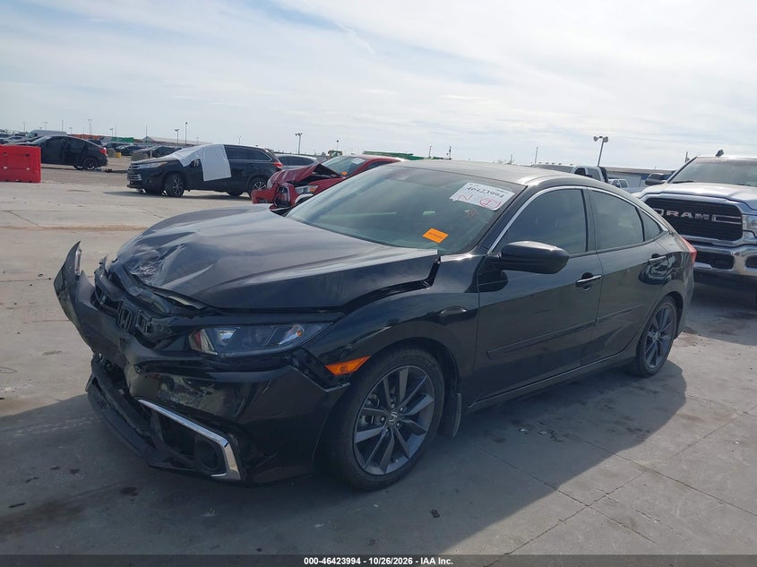 Vin: jhmfc1f35kx001727, lot: 46924352, honda civic ex 20192