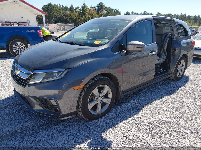 Vin: 5fnrl6h77jb035527, lot: 46924361, honda odyssey ex-l 20182