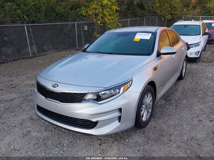 Vin: 5xxgt4l3xjg247917, lot: 46924448, kia optima lx 20182